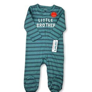 Carter's Just One You® Baby Boys' Striped Little Brother Sleep N' Play - Blue 6M